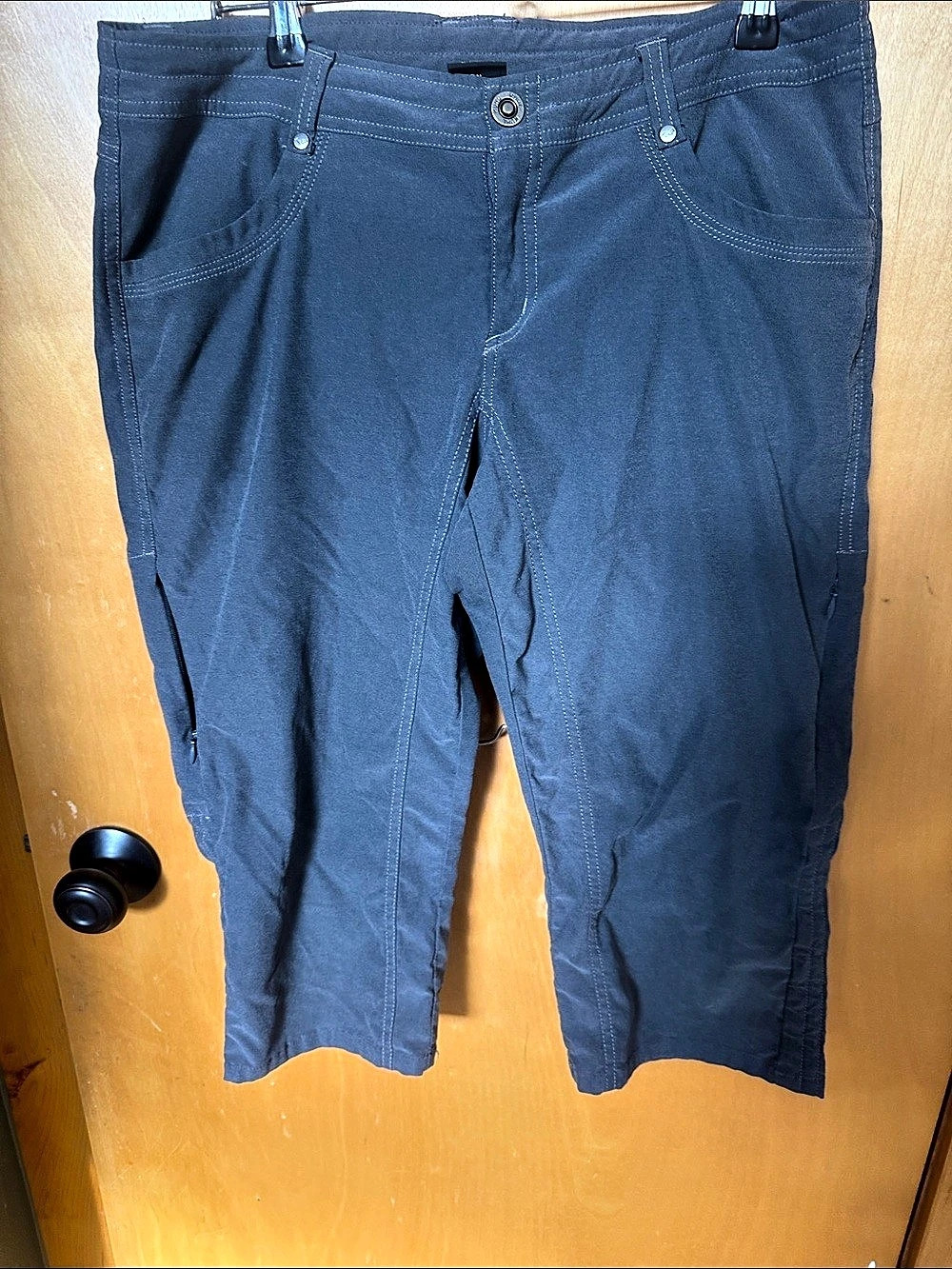 Kuhl Splash Roll-Up Pants women's Capri Pants Gray Waist 10